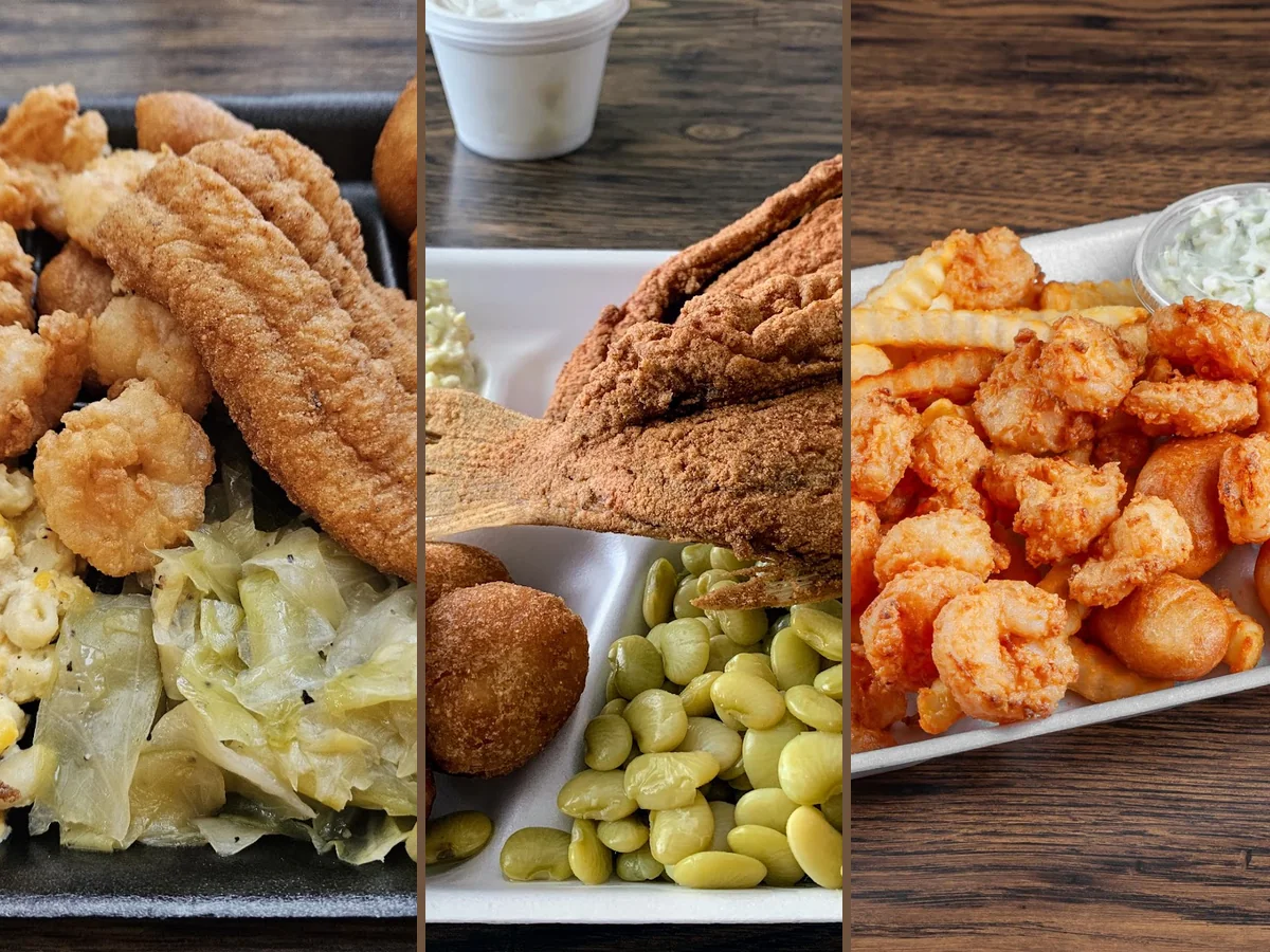 Dine-in meals served in a relaxed, local setting.